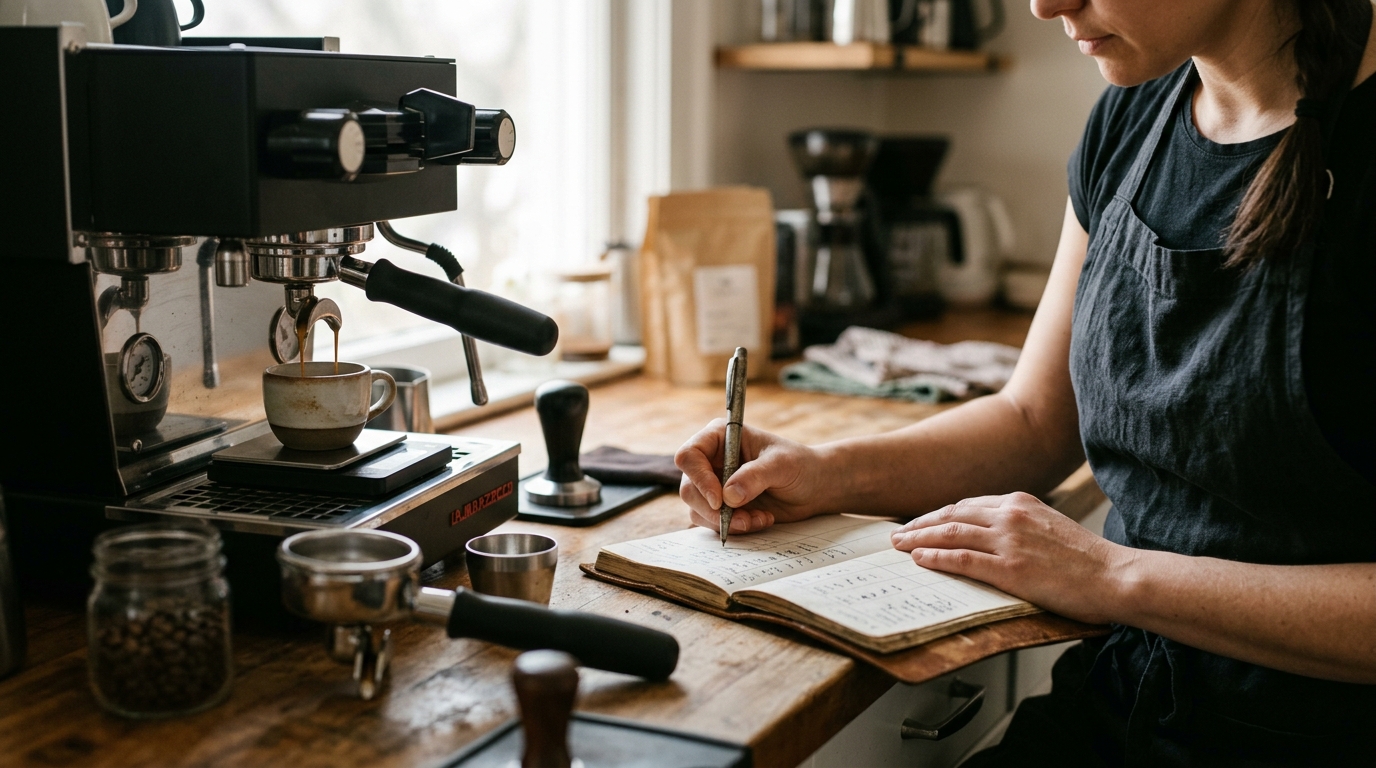 How to Log Your Espresso Shots (And Why Keeping a Simple Record Leads to Better Coffee)