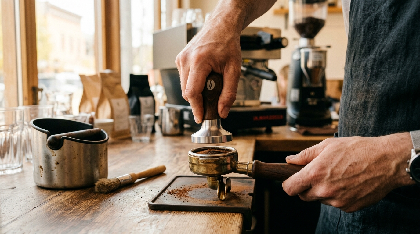 How Your Tamper's Levelness and Pressure Directly Affect Espresso Extraction Consistency